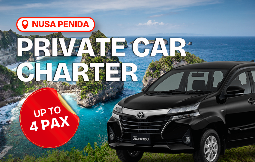 Nusa Penida Private Car Charter (Max 4 Pax)